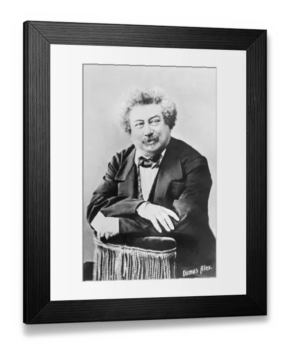 Framed Print : French Novelist Alexandre Dumas Framed Print : French Novelist Alexandre Dumas