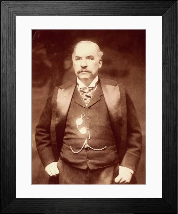 Framed Print : J. P. Morgan Standing with Hands in Pockets Framed Print : J. P. Morgan Standing with Hands in Pockets