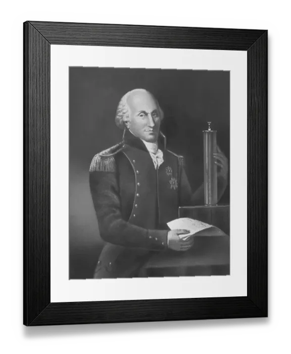 Framed Print : Charles Augustin de Coulomb Framed Print : Charles Augustin de Coulomb