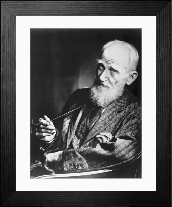 Framed Print : Playwright George Bernard Shaw Framed Print : Playwright George Bernard Shaw