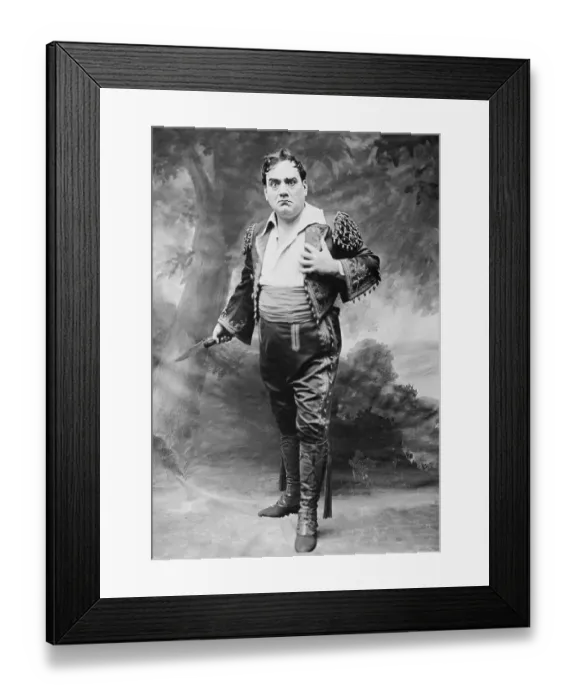 Framed Print : Enrico Caruso Dressed as Don Jose in Carmen Framed Print : Enrico Caruso Dressed as Don Jose in Carmen