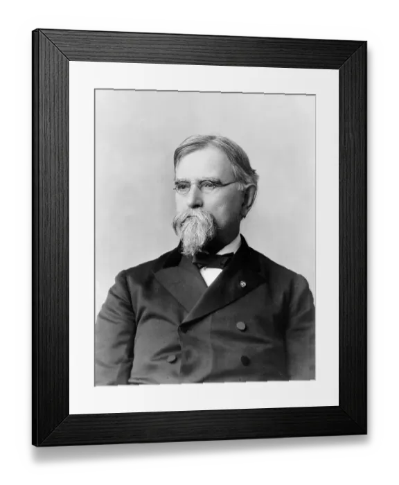 Framed Print : Lewis Wallace Wearing Eyeglasses Framed Print : Lewis Wallace Wearing Eyeglasses