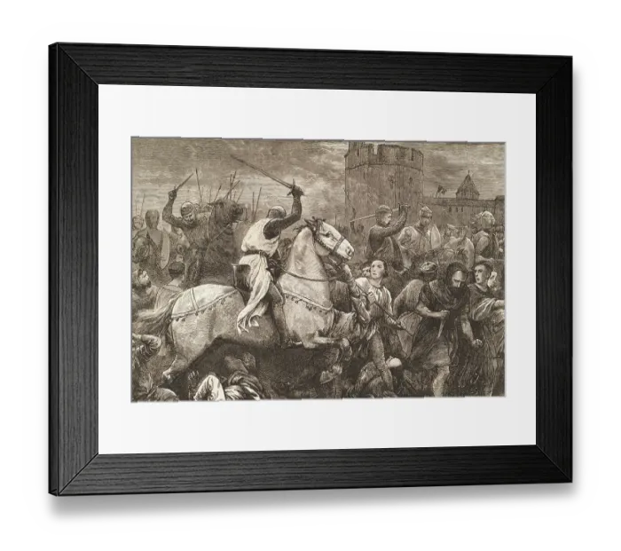Framed Print : Print of the Papal Crusade Against the Waldenses Framed Print : Print of the Papal Crusade Against the Waldenses