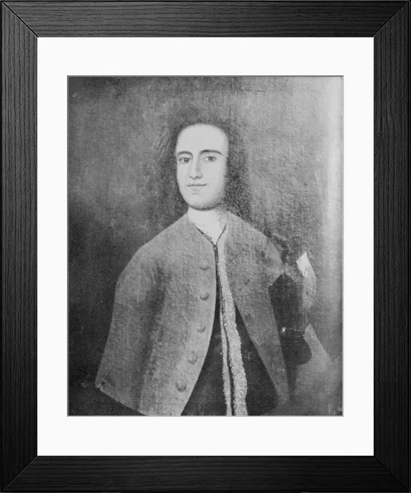 Framed Print : Portrait of Lawrence Washington Framed Print : Portrait of Lawrence Washington