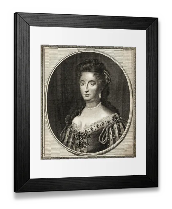 Framed Print : Queen Mary II of Great Britain Framed Print : Queen Mary II of Great Britain