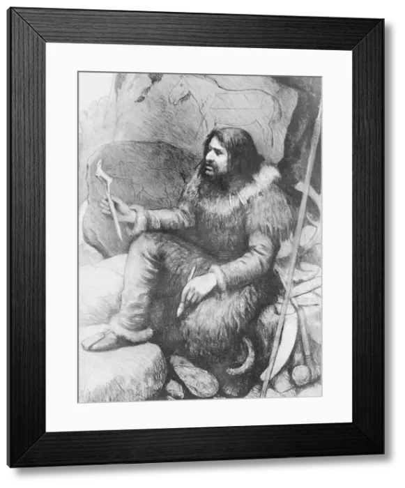 Framed Print : Man from Magdalenian Period