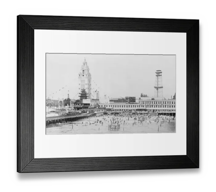 Framed Print : Dreamland. (Original Caption). Dreamland, Coney Island from Coney Island Base Framed Print : Dreamland. (Original Caption). Dreamland, Coney Island from Coney Island Base