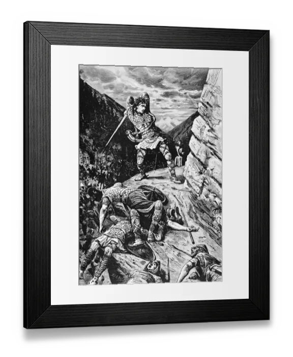 Framed Print : Engraving of Roland Framed Print : Engraving of Roland