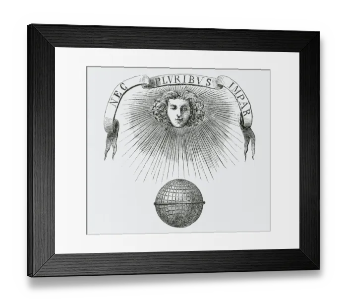 Framed Print : Emblem for King Louis XIV Framed Print : Emblem for King Louis XIV