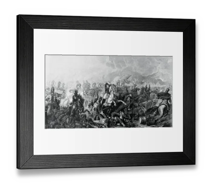 Framed Print : Battle of Waterloo Framed Print : Battle of Waterloo