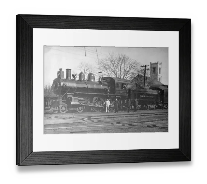 Framed Print : Early Long Island Railroad (LIRR) Train
