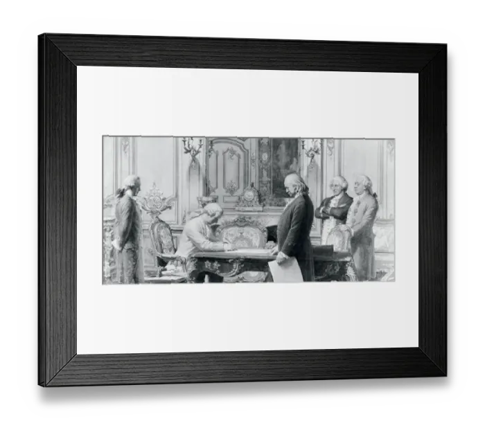 Framed Print : Official Signing Treaty Framed Print : Official Signing Treaty
