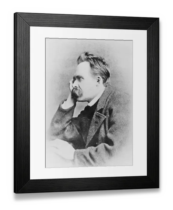 Framed Print : German Philosopher Friedrich Wilhelm Nietzsche Framed Print : German Philosopher Friedrich Wilhelm Nietzsche