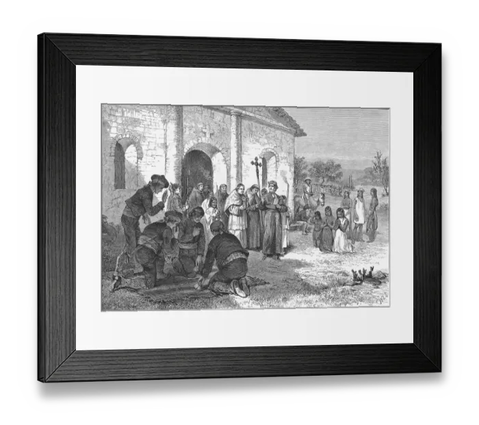 Framed Print : Priest Leading Procession Framed Print : Priest Leading Procession