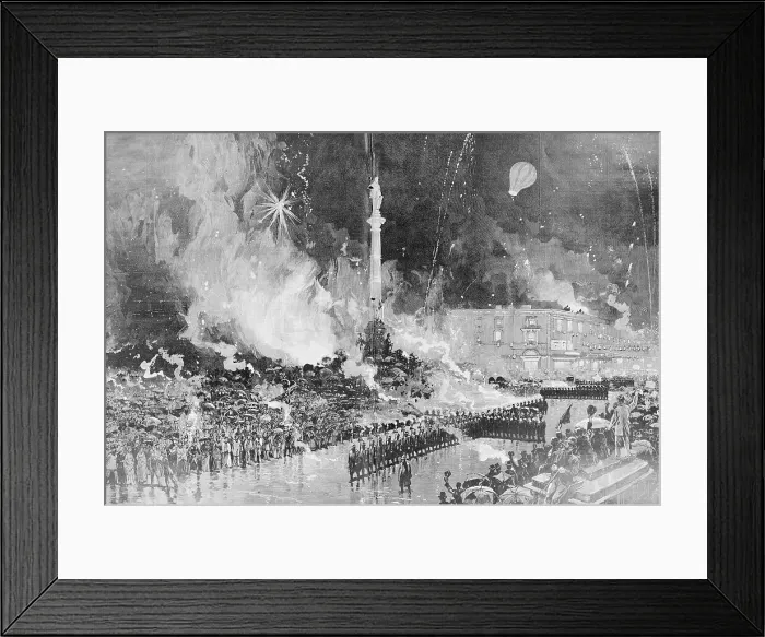 Framed Print : Grover Cleveland Standing on Podium