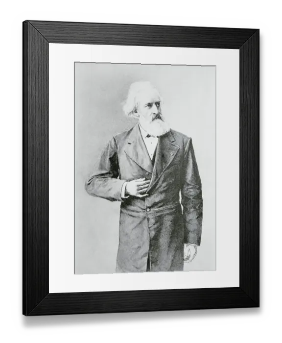 Framed Print : Portrait of Friedrich von Flotow Framed Print : Portrait of Friedrich von Flotow