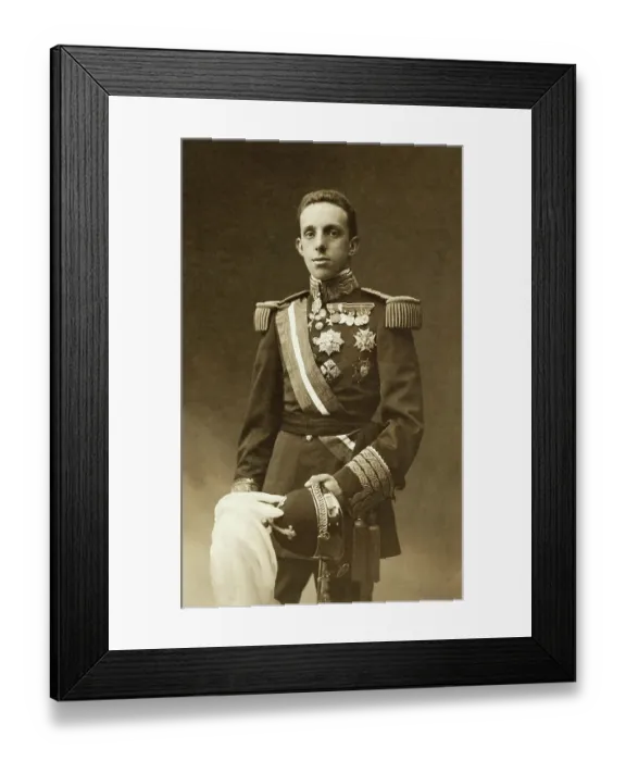 Framed Print : Portrait of King Alfonso XIII Framed Print : Portrait of King Alfonso XIII