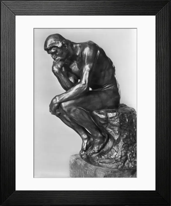 Framed Print : The Thinker Framed Print : The Thinker