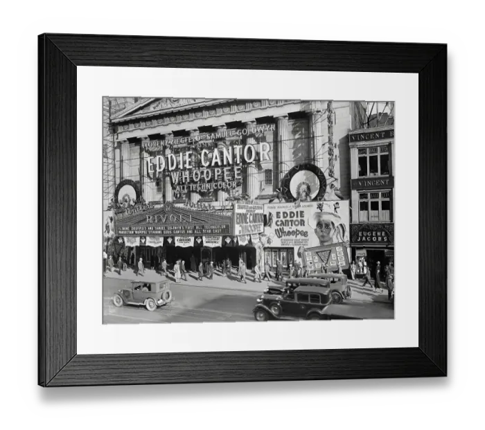 Framed Print : View of the Rivoli Theatre Framed Print : View of the Rivoli Theatre