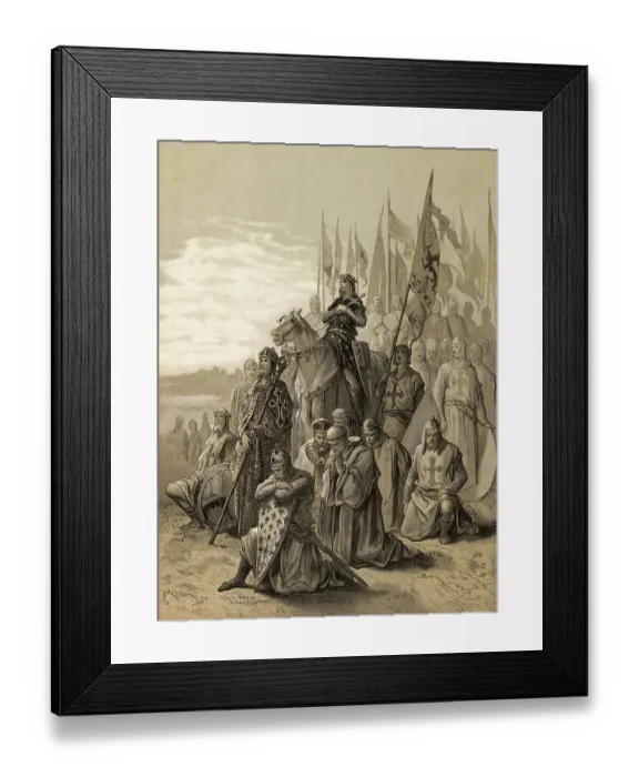 Framed Print : Saint Louis Leading Army Framed Print : Saint Louis Leading Army