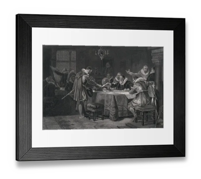 Framed Print : Hudson Receiving Commission Framed Print : Hudson Receiving Commission