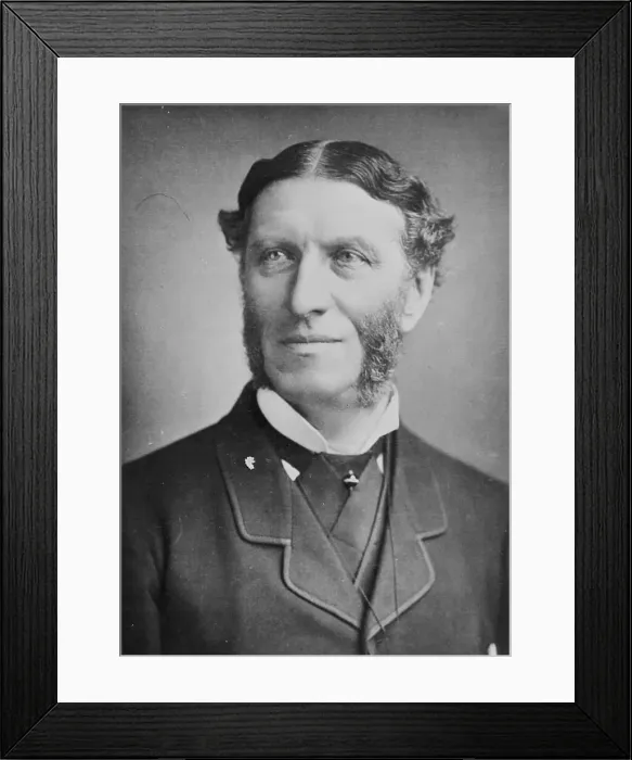 Framed Print : Portrait of Mathew Arnold Framed Print : Portrait of Mathew Arnold