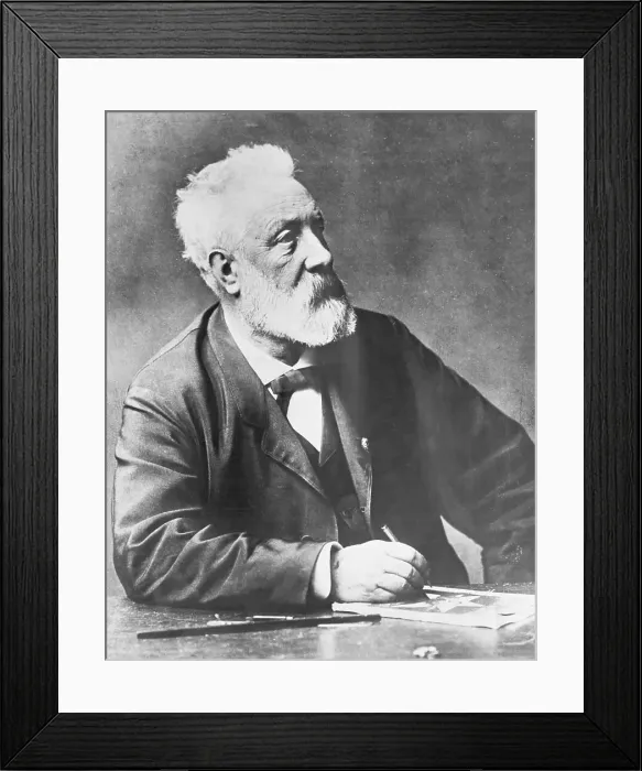 Framed Print : Portrait of Jules Verne Framed Print : Portrait of Jules Verne