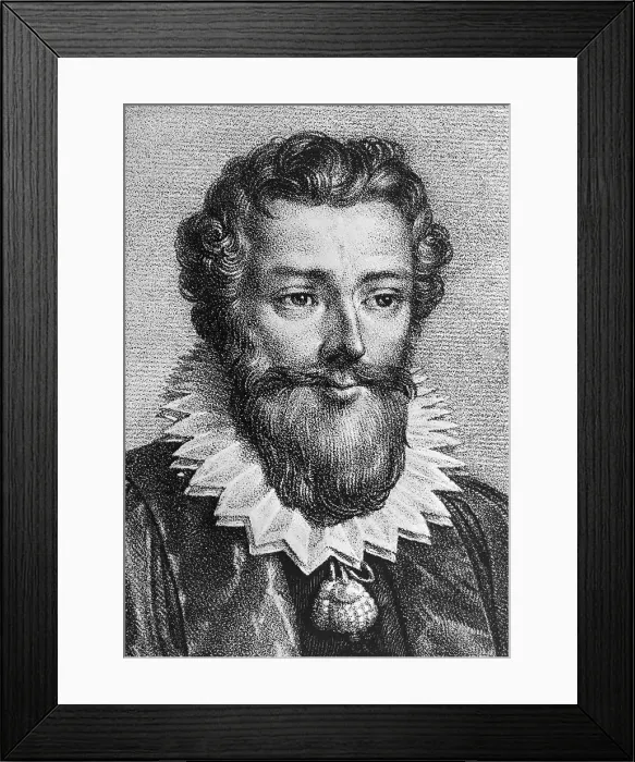 Framed Print : Portrait of Francois Viete Framed Print : Portrait of Francois Viete