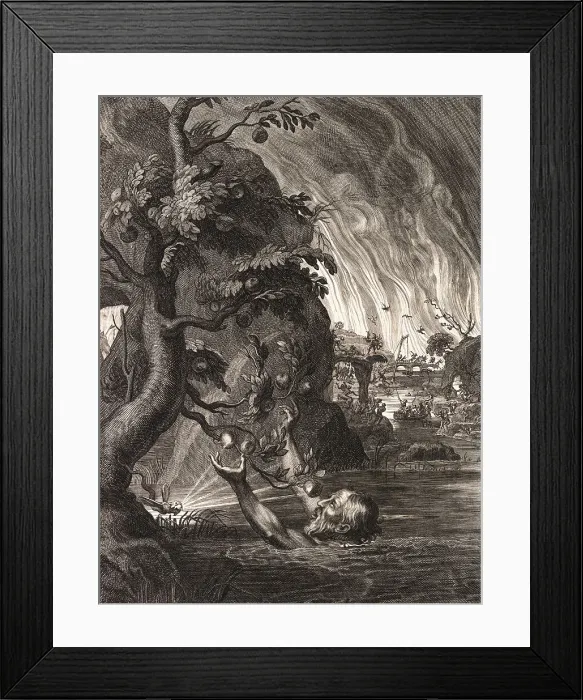 Framed Print : Tantalus Condemned to Tartarus Framed Print : Tantalus Condemned to Tartarus