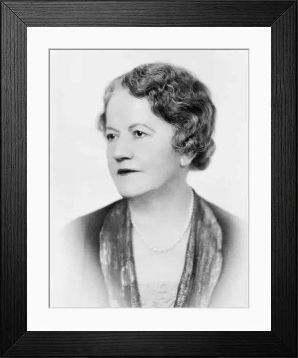 Framed Print : Portrait of Ellen Glasgow Framed Print : Portrait of Ellen Glasgow