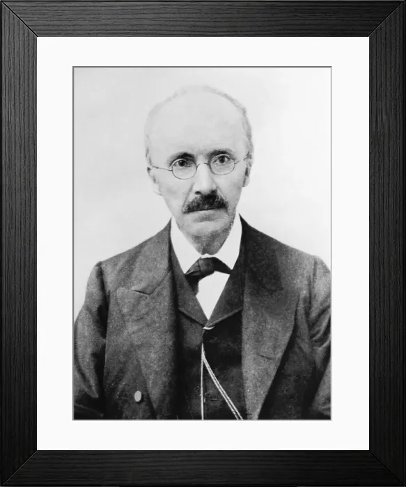 Framed Print : Portrait of Heinrich Schliemann Framed Print : Portrait of Heinrich Schliemann