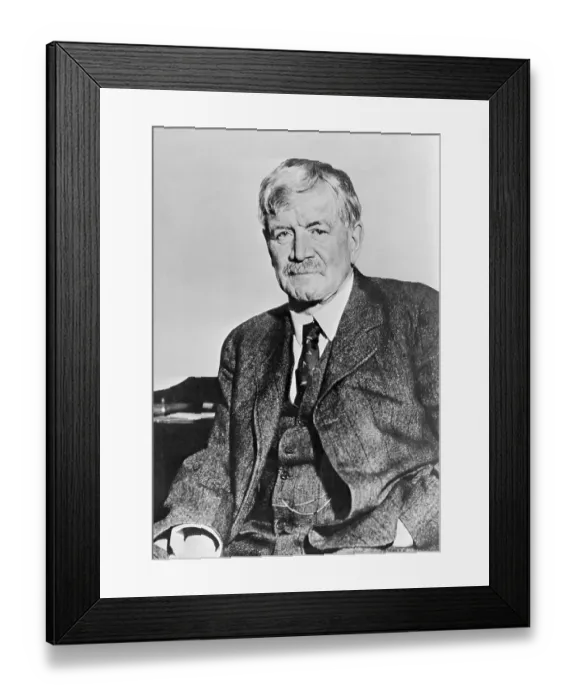 Framed Print : Portrait of Stephen Leacock