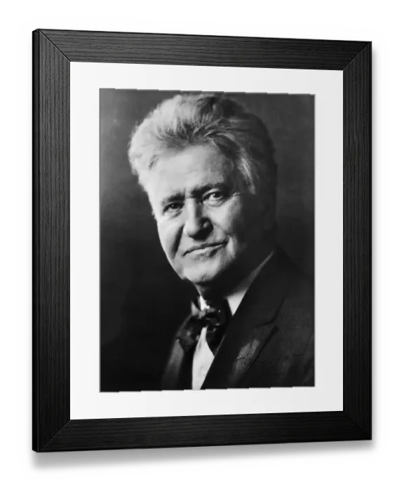 Framed Print : Portrait of Senator Robert Follette Framed Print : Portrait of Senator Robert Follette