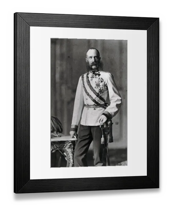 Framed Print : Portrait of Emperor Franz Joseph I Framed Print : Portrait of Emperor Franz Joseph I