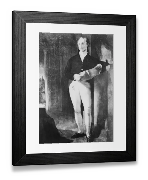 Framed Print : Portrait of James Monroe Framed Print : Portrait of James Monroe