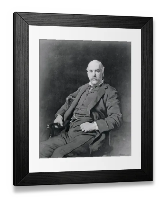 Framed Print : Portrait of John Pierpont Morgan Framed Print : Portrait of John Pierpont Morgan