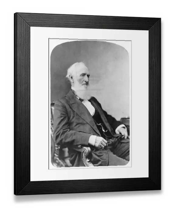 Framed Print : Portrait of Henry Wells Framed Print : Portrait of Henry Wells