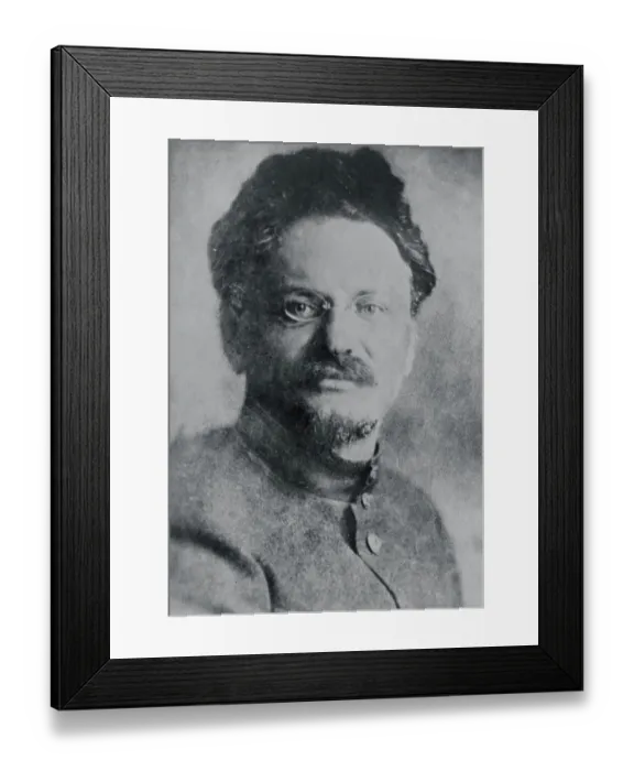 Framed Print : Portrait of Leon Trotsky