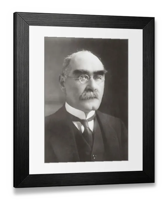 Framed Print : Writer Rudyard Kipling Framed Print : Writer Rudyard Kipling