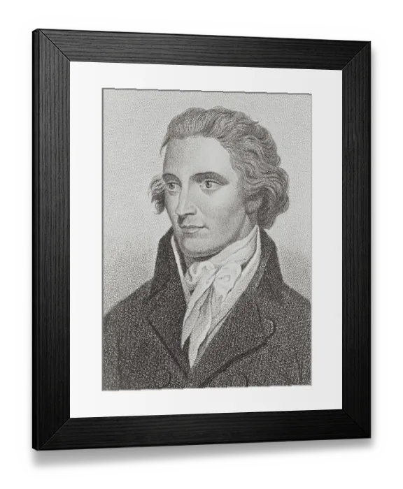 Framed Print : Portrait of Mungo Park Framed Print : Portrait of Mungo Park