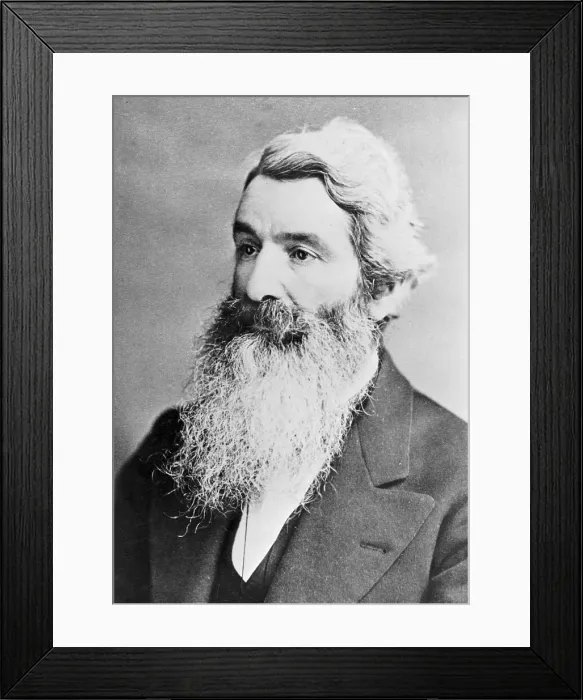 Framed Print : Portrait of John Muir Framed Print : Portrait of John Muir