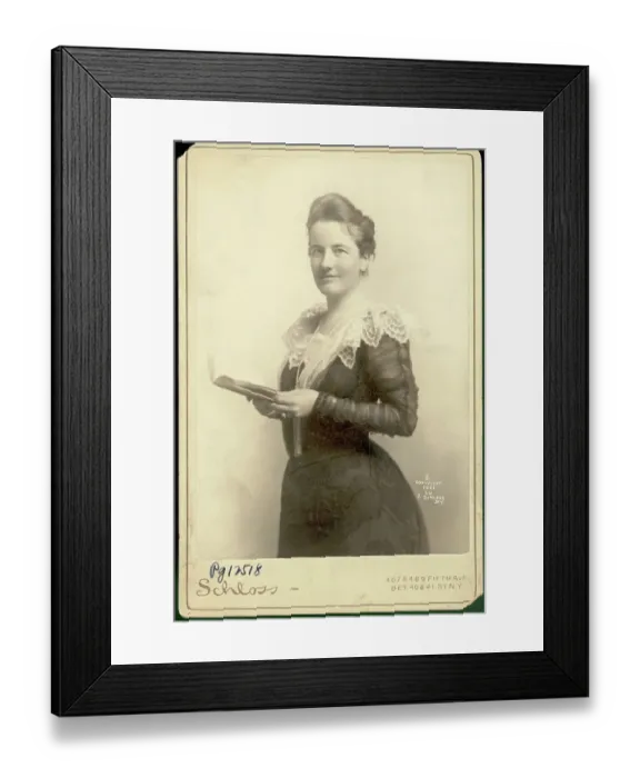 Framed Print : Edith Roosevelt In Waist-Up Portrait Framed Print : Edith Roosevelt In Waist-Up Portrait