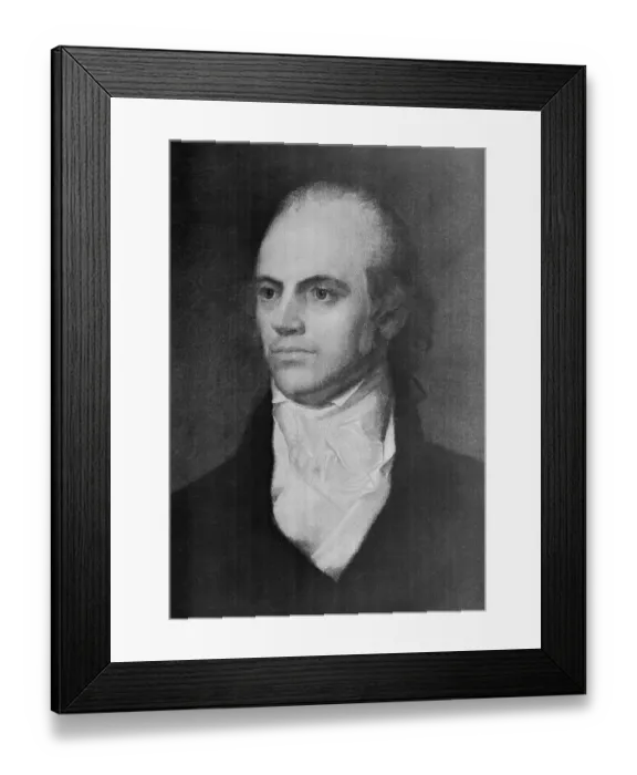 Framed Print : Portrait of Aaron Burr Framed Print : Portrait of Aaron Burr