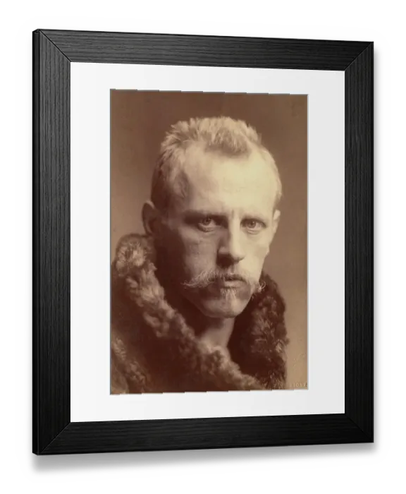 Framed Print : Portrait of Fridtjof Nansen Framed Print : Portrait of Fridtjof Nansen