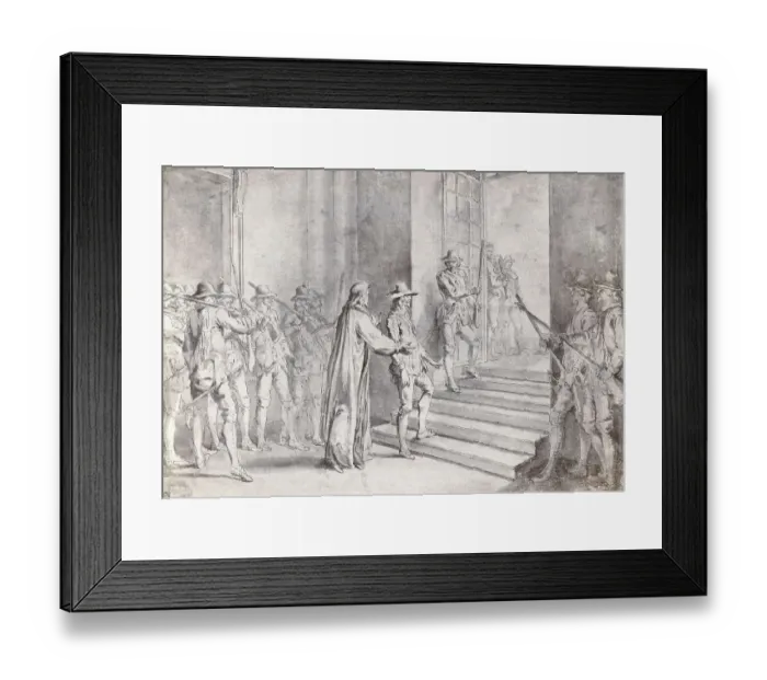 Framed Print : King Charles I Being Escorted by Soldiers to His Execution Framed Print : King Charles I Being Escorted by Soldiers to His Execution