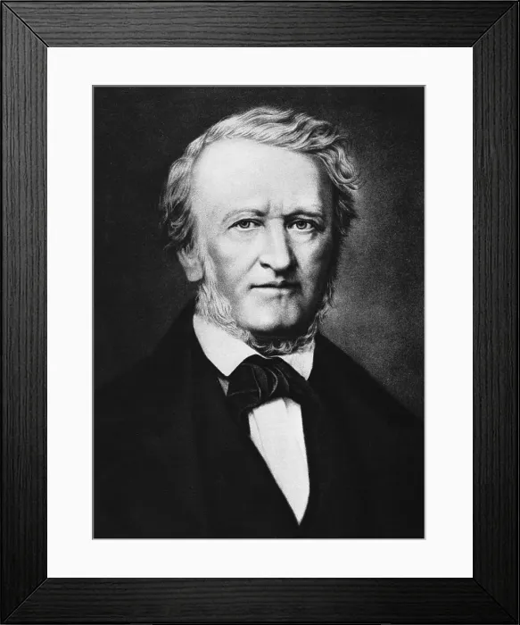 Framed Print : Portrait of German Composer Richard Wagner