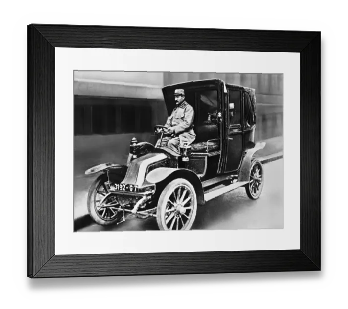 Framed Print : Parisien Taxi To Reinforce Marne Sector Framed Print : Parisien Taxi To Reinforce Marne Sector