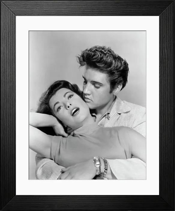 Framed Print : Elvis Presley and Judy Tyler in Still from Jailhouse Rock Framed Print : Elvis Presley and Judy Tyler in Still from Jailhouse Rock