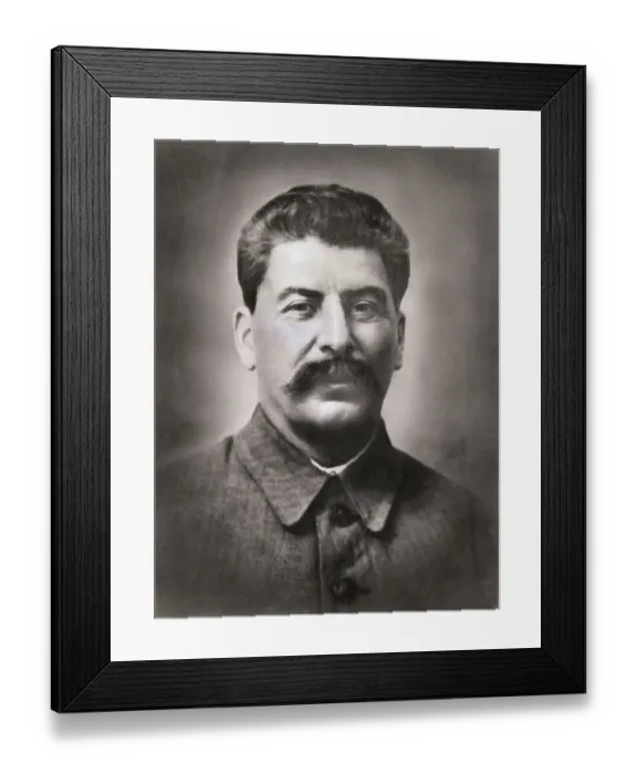 Framed Print : Portrait of Joseph Stalin Framed Print : Portrait of Joseph Stalin