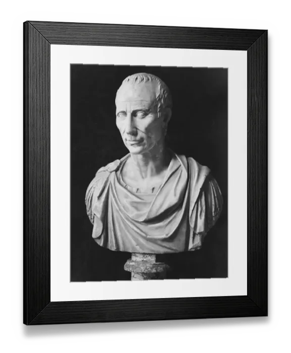 Framed Print : Julius Caesar Sculpture Framed Print : Julius Caesar Sculpture